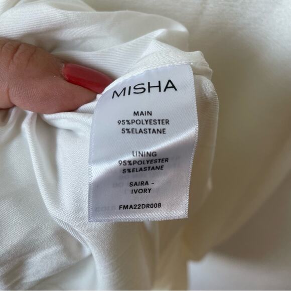 Misha Saira Jersey Ivory Dress - Picture 6 of 6